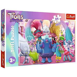 Пазли MAXI, 24 ел, "У світі Тролів", Trefl