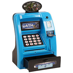 Сейф "Банкомат", звук, підсвічування, імітація сканування відбитка пальця, банкноти, картка, інструкція, в коробці, Mic