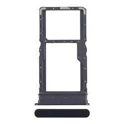 Утримувач SIM-картки Samsung A066 Galaxy A06 5G, З роз'ємом на карту пам'яті, Чорний