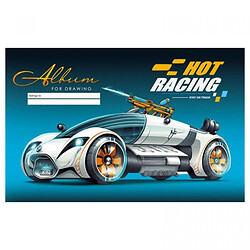 Альбом для рисования "HOT RACING", 100г, на скобе, 202х292 мм, 12 листов, Art Studio Of Happiness