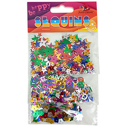 Блесточки, разные формы/цвета 5гx3 пакетики, Art Studio Of Happiness