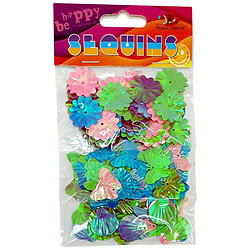 Блесточки, різні форми/кольори 5гx3 пакетики, Art Studio Of Happiness