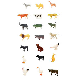 Животные "Домашние/дикие", 8 шт., 5x2x12см, Mic