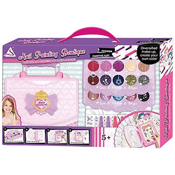 Косметика: глітери, аплікатори, наклейки, помада, сумочка в коробці, Mic