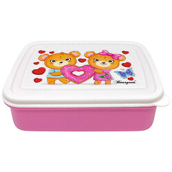 Ланчбокс пластиковый, 420 мл, с разделителем, Mic