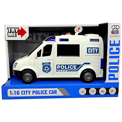Машина "Полиция", свет, звук, дверь открывается, короб, 26x11, 5x16, 5см, Zhongya