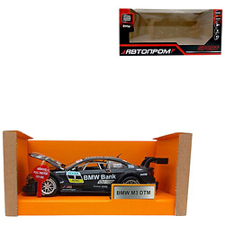 Машина металева "BMW M3 DTM", батареї, світло, звук, відкр. двері, Автопром