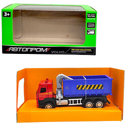 Машина металлическая 1:72 "Volvo Crane Truck", 13, 5x7x5 см, Автопром