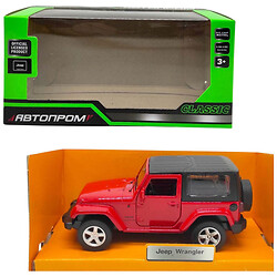 Машинка металева 1:42 "JEEP WRANGLER", Автопром