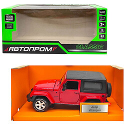 Машинка металлическая "Jeep Wrangler", Автопром