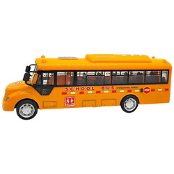 Машинка пластикова "Автобус ШКІЛЬНИЙ", Mic