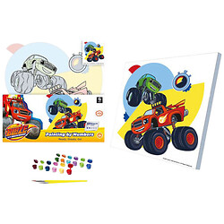 Набор для росписи по номерам "Блеск: На старт, внимание, марш!", 30х30 см, Qbee