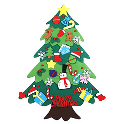 Набір для творчості "Фетрова ялинка", іграшки на липучках + гірлянда, висота, 95 см, Mic