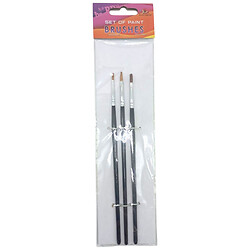 Набір пензлів для малювання, коза, розмір 2, 4, 6, 3шт., Art Studio Of Happiness