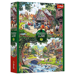 Пазлы 2в1, 500 эл "Идеальная жизнь", Trefl