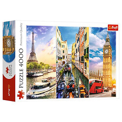 Пазлы 4000 эл, "Путешествие по Европе", Trefl