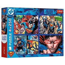 Пазлы 4в1 "Смелость Супермена", Trefl