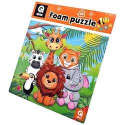 Пазлы фомовые, 25 элм "Львиная команда", Qbee