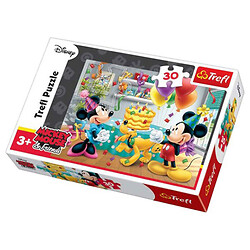 Пазлы, 30 эл "Мики Маус: Торт ко дню рождения", Trefl