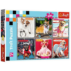 Пазлы "Веселые собачки", 200 элементов, Trefl