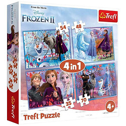 Пазли 4в1 "Дивовижна подорож: Холодне серце 2", Trefl