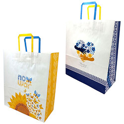 Пакет бумажный с ручками 38х32см Крафт, ВИД 5, Bourgeois