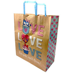 Пакет бумажный с ручками 32х15х38 см., Bourgeois