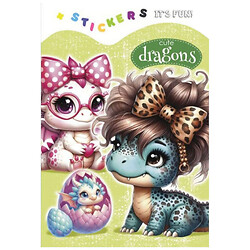 Раскраска "CUTE DRAGONS", 135 х 190мм, Art Studio Of Happiness