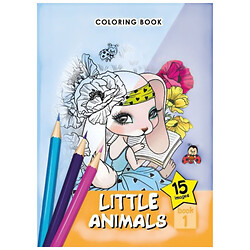 Раскраска А5, "LITTLE ANIMALS 1", Art Studio Of Happiness
