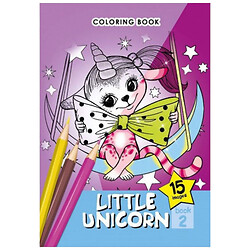 Раскраска А5, "LITTLE UNICORN 2", Art Studio Of Happiness