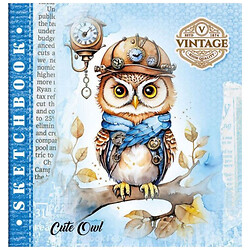 Скетчбук "CUTE OWL", 36 листов, Bourgeois