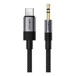 AUX кабель AceFast J11, Type-C, 1.0 м., Черный
