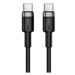 USB кабель AceFast C22-03, Type-C, 1.2 м., Черный