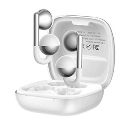 Bluetooth-гарнітура Remax OWS-15 Clip-On, Стерео, Білий