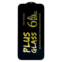 Захисне скло Apple iPhone 17 Pro, Plus Glass, 6D, Чорний