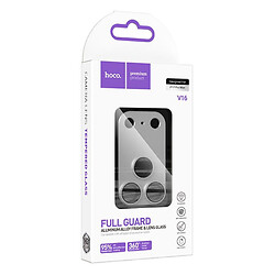 Захисне скло камери Apple iPhone 17 Pro Max, Hoco V16, Срібний
