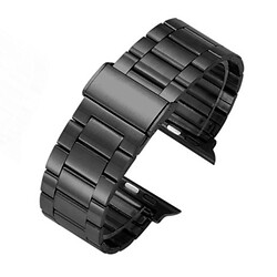 Ремінець Apple Watch 42 / Watch 44, Metal Watch Design 5, Чорний