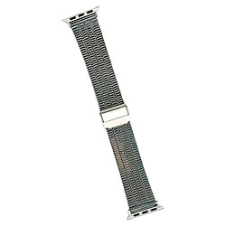 Ремінець Apple Watch 42 / Watch 44, Metal Watch Design 6, Срібний