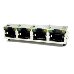 Разъем RJ-45 12-108-8P8C-1x4-2-G/Y-01