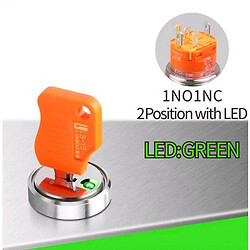 Поворотный переключатель LB22Y5-Y11Z-G5-24V