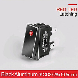 Микропереключатель рокерный LB2810.5-5-24V-2NO-Red-Black