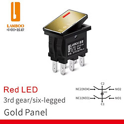 Микропереключатель рокерный LBCX1409-J403/R5-24V(L)