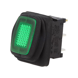 Микропереключатель рокерный R13-66B8-02-BBG
