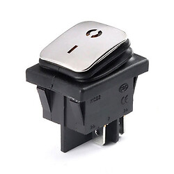 Микропереключатель рокерный KCD4 SS RED