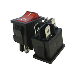 Микропереключатель рокерный KCD1 2 Position 4 Pin Red