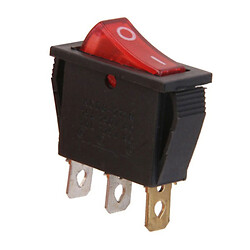 Микропереключатель рокерный KCD3 2 Position 3 Pin Red