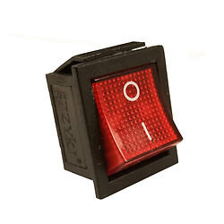Микропереключатель рокерный KCD4 2 Position 6 Pin Red