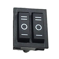 Микропереключатель рокерный KCD6 Rocker Switch Black 6P On-Off-On