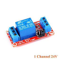 Релейный модуль Arduino 1-Channel 24V Relay Module High/Low Level Trigger