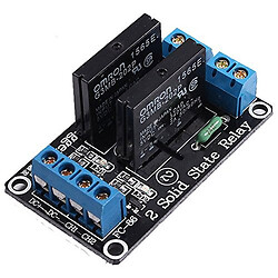 Релейный модуль Arduino 2 Channel 5V SOLID State Relay Module High Level Trigger